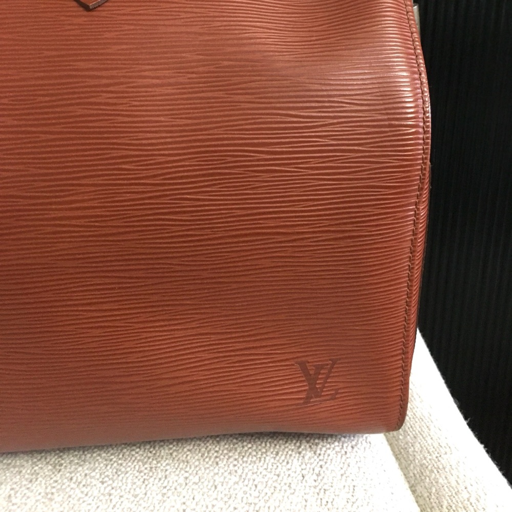 Louis Vuitton Burnt Orange Epi Leather Satchel-read listing - Picture 5 of 16